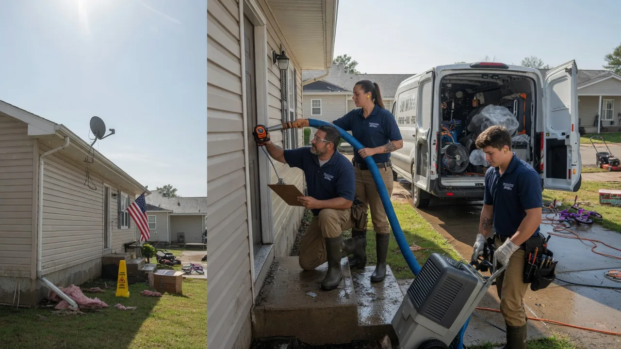 Ceiling Water Damage Restoration in Happy, TX near me