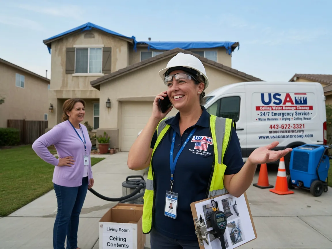 Ceiling Water Damage Restoration Happy, TX FAQs